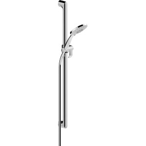 Keuco Edition 400 Brauseset (Chrom): Brausestange mit Handbrause und Schlauch. Modernes Design für Ihr Badezimmer.