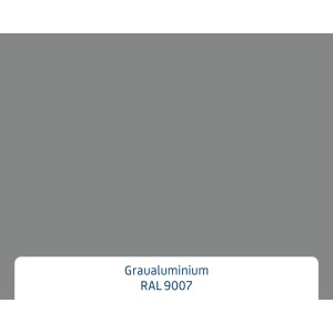 Farbbeispiel Graualuminium RAL 9007 für die EcoStar Haustür IsoPro IP 410S.