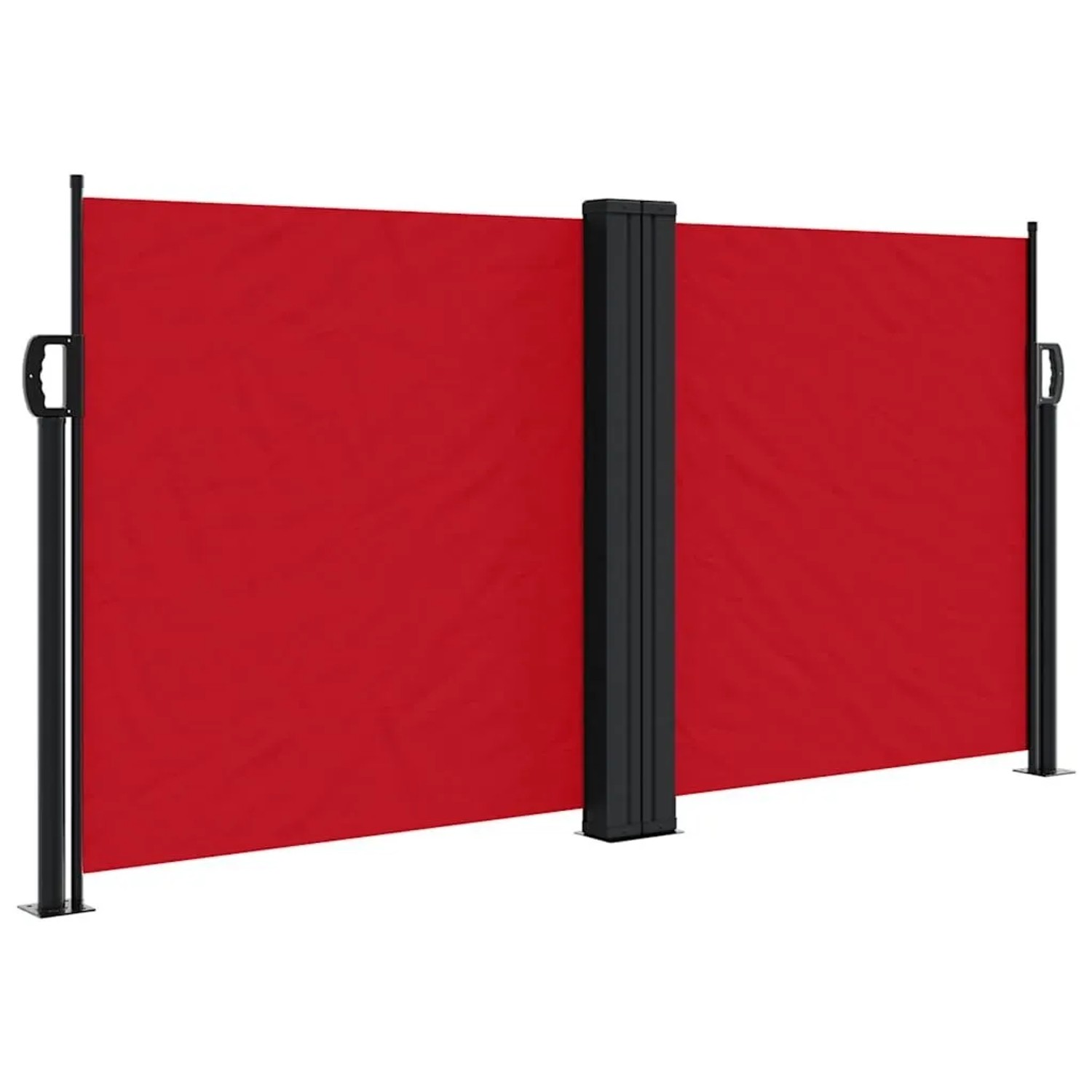 vidaXL Seitenmarkise Ausziehbar Rot 120x1000 cm 4004702