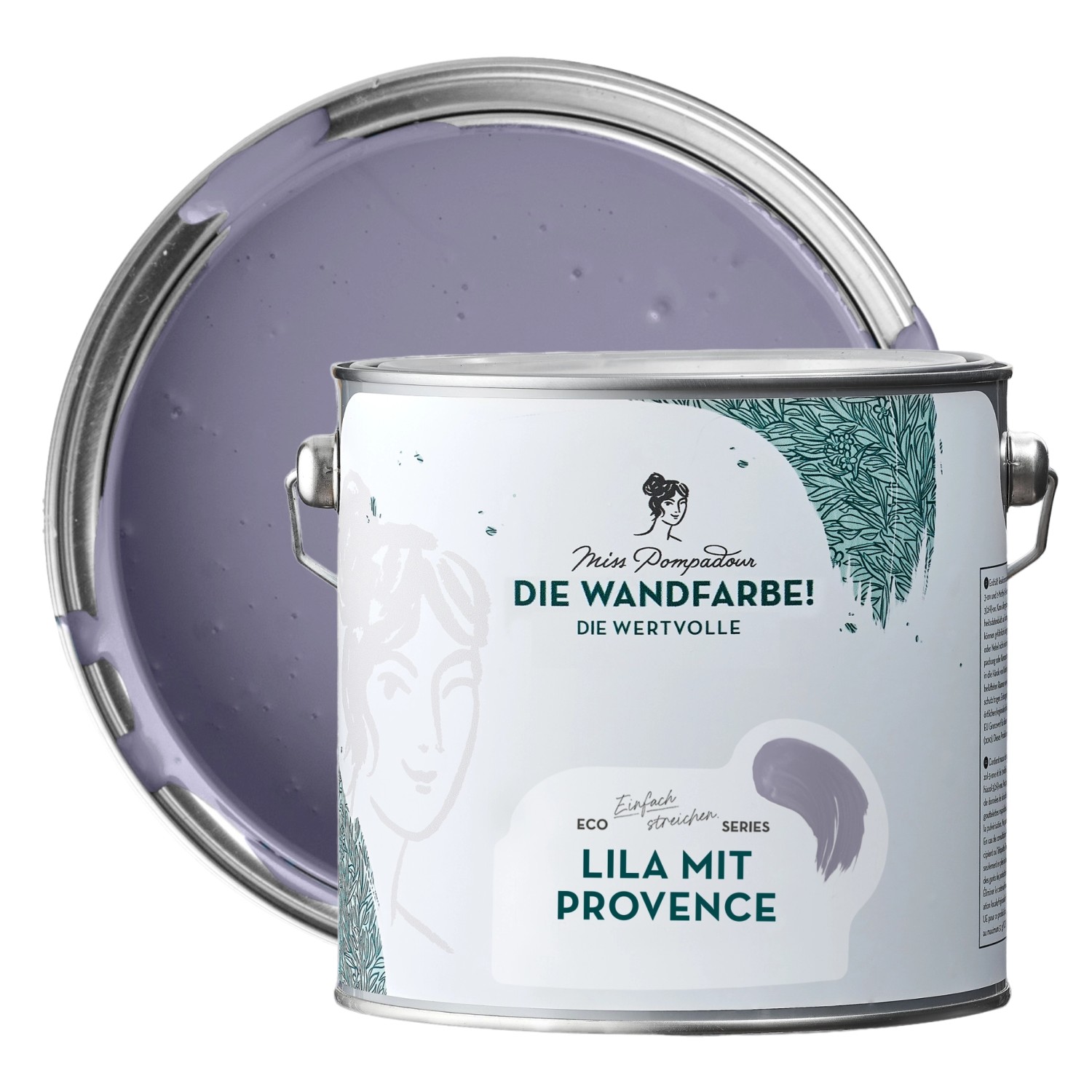 Thumbnail - MissPompadour Extramatte Wandfarbe Lila mit Provence 2,5L Hochdeckend Spritzfrei