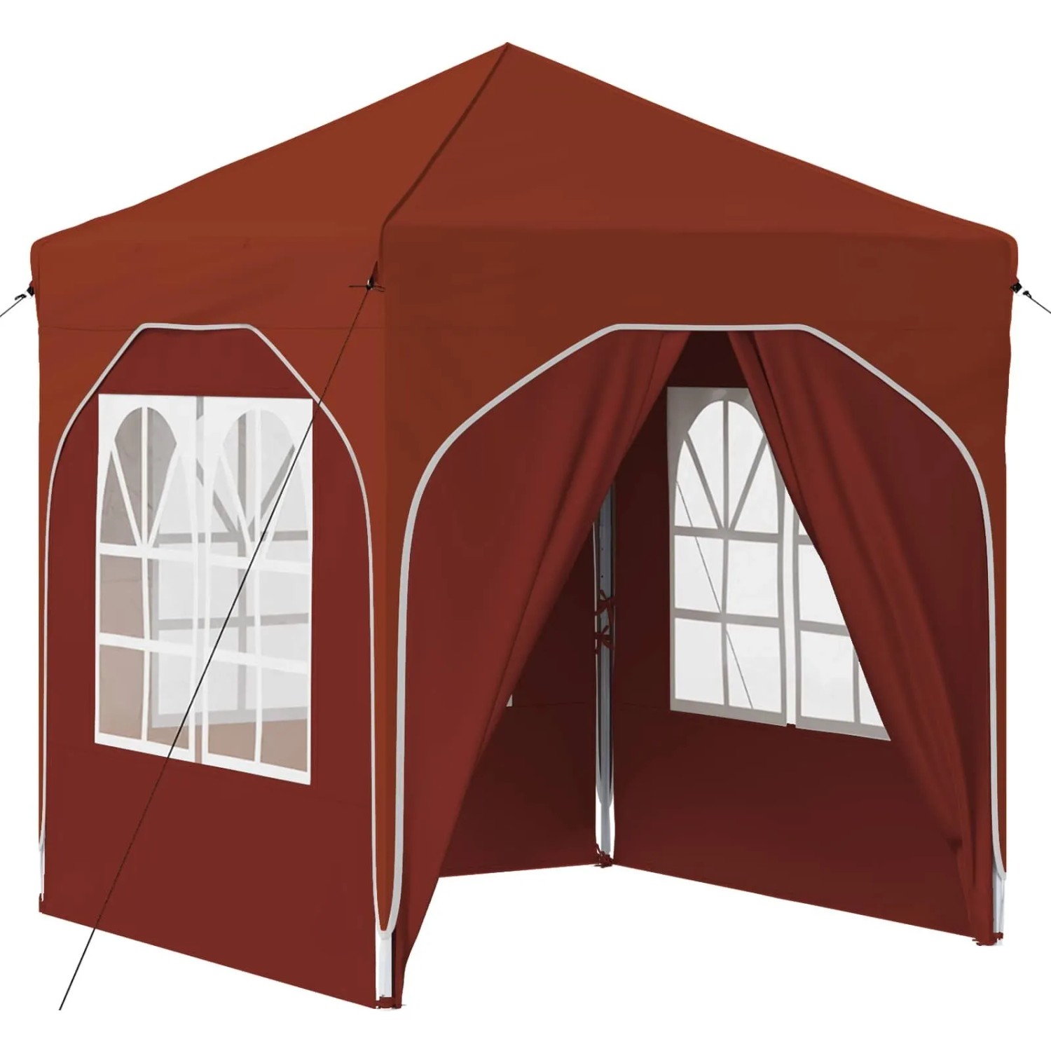 vidaXL Pop-Up Partyzelt 192 x 192 x 245 cm Terrakotta 42019842
