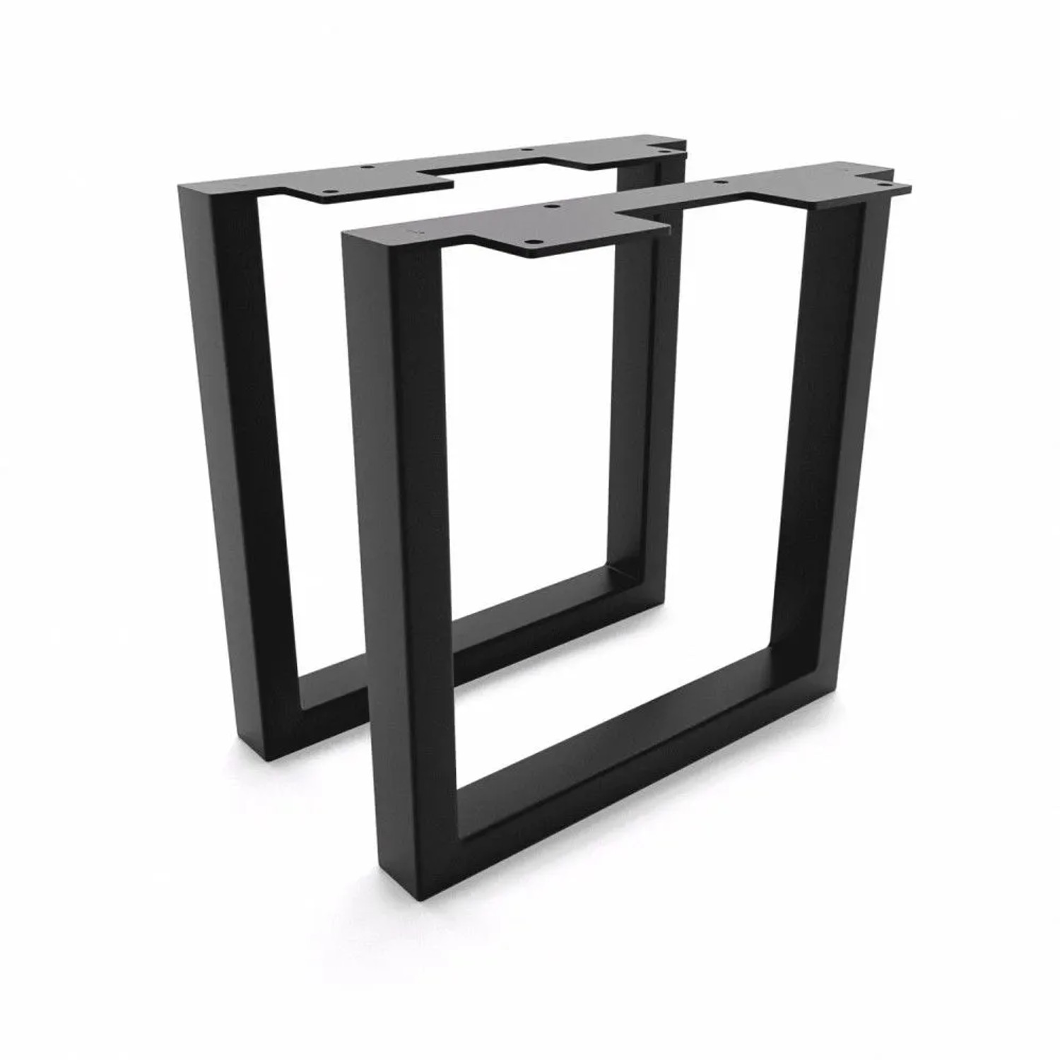 HEVVA Möbelfüße GRAZ 25 cm Hoch 25 cm Tief 2er Set Schwarz