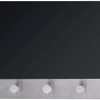 Wenko Magnetische Garderobe Black mit 5 Haken und Memoboard, 30x19cm.