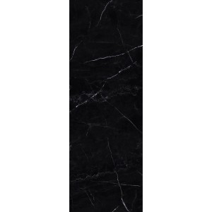 Decoflooring SPC-Wandpaneel 260 cm x 90 cm Marmor Schwarz