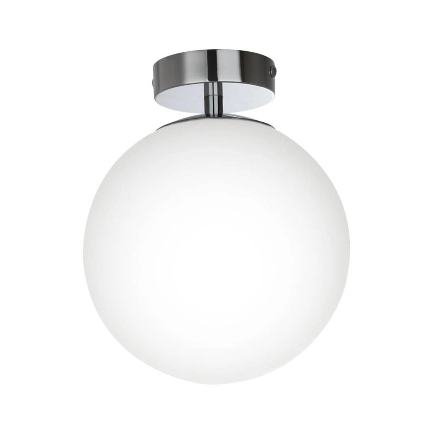 Arcchio LED Deckenlampe Maviris 9641155 Spritzwassergeschützt Modern in Chrom aus Metall 1-flammig Badezimmerleuchte