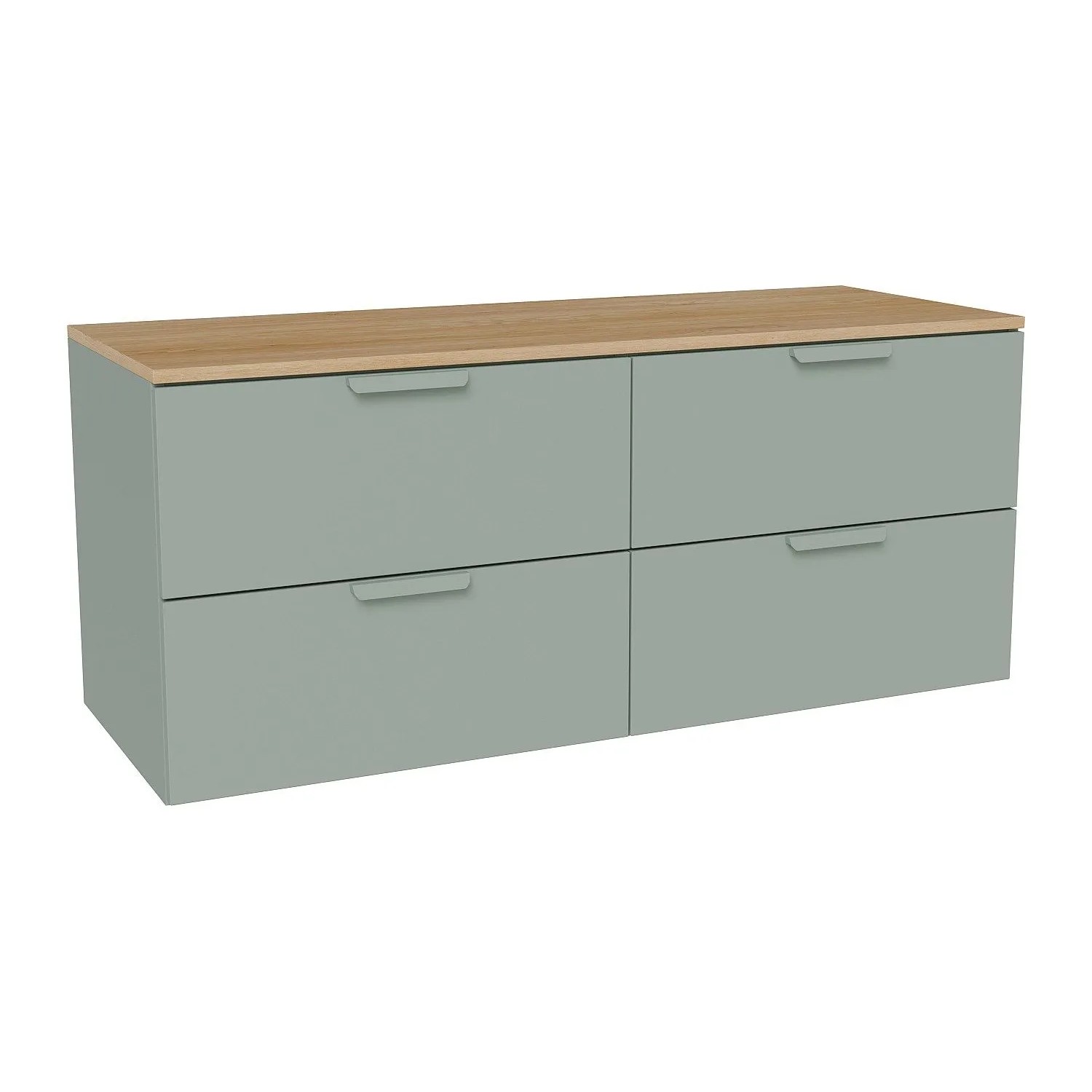 Vente-unique Waschbeckenunterschrank Avoreli Mandelgrün 120 cm