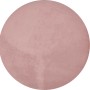 Runder, rosa Microfaser Teppich (90 cm) aus der Serie Midnight Mystery.