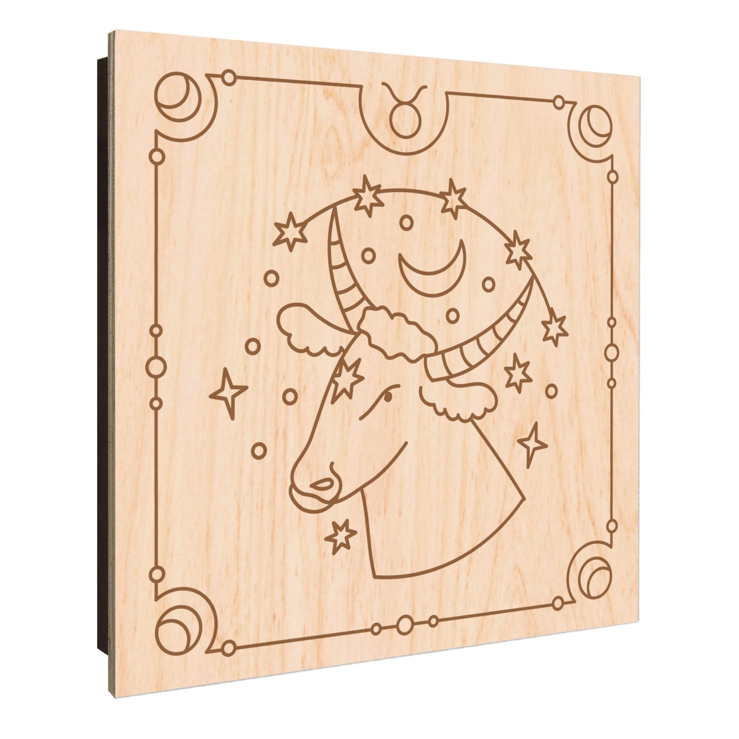 Banjado Schlüsselkasten Holz 30x30cm Schwarz Scharnier Rechts 50 Haken Desi günstig online kaufen