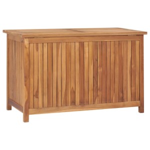 VidaXL Gartenbox aus Teakholz, 90x50x58 cm, ideal zur Aufbewahrung im Garten.