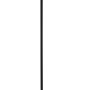 Schwarze Brilo Stehleuchte, 128 cm hoch, für Wohnraum und Büro.