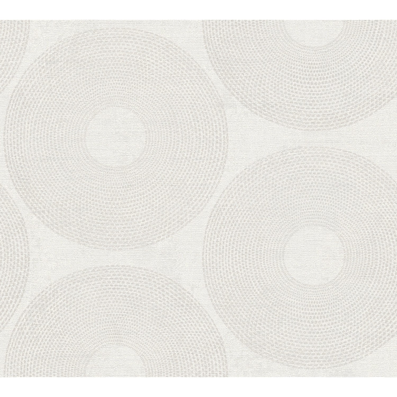 FSC® Strukturiert Kreise bei Matt OBI Leicht kaufen Grau Vliestapete Weiß