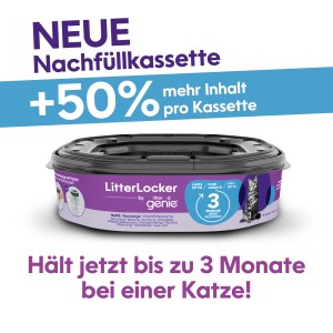 LitterLocker Nachfüllkassette für Katzenklos, hält bis zu 3 Monate.