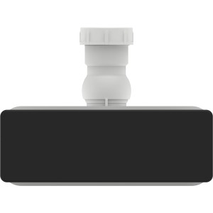 Ideal Standard Ablaufgarnitur Ultra Flat New, schwarz, für Dusch-Rinnenabläufe.