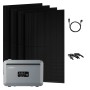 Growatt Balkonkraftwerk Set NEXA 2000 mit Speicher und 4 Glas-Glas Solarmodulen.
