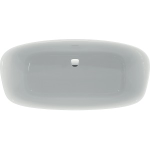 Freistehende Ideal Standard Oval-Badewanne Dea, 190x90 cm, Weiß, aus Sanitär-Acryl.