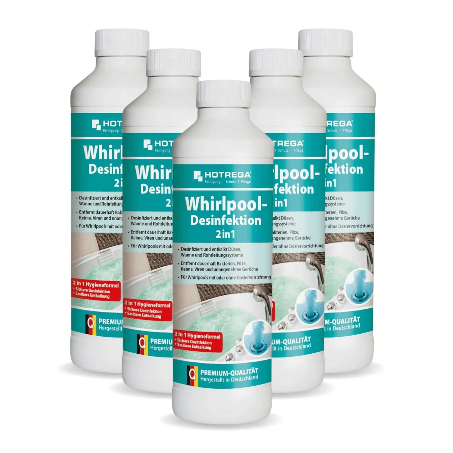 Hotrega Whirlpool Desinfektion 2in1 Konzentrat Sets 5