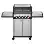 Enders Gasgrill Monroe Pro 3 SIKR Turbo mit Seitenkocher und Sichtfenster.