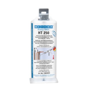 WEICON Easy-Mix HT 250 Epoxyd-Klebstoff (50 ml) für hohe Temperaturen.