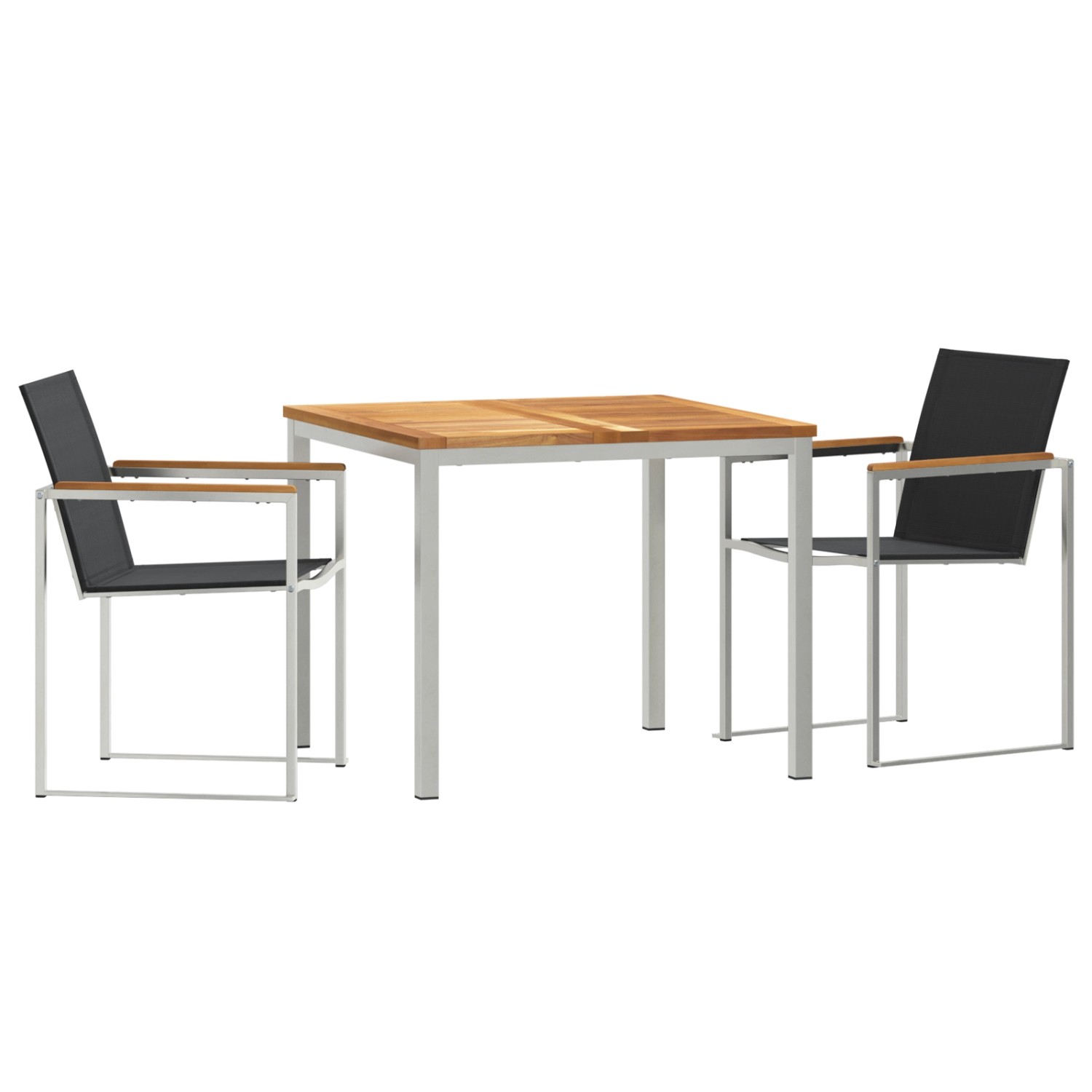 vidaXL 3-Teilige Garten Essgruppe aus Massivem Teakholz 3334829 günstig online kaufen