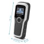 STAHLWERK Ortungsgerät OG-100 ST, schwarzer Wandscanner mit LCD-Display, 18x7,5x3 cm. Präziser Metalldetektor.