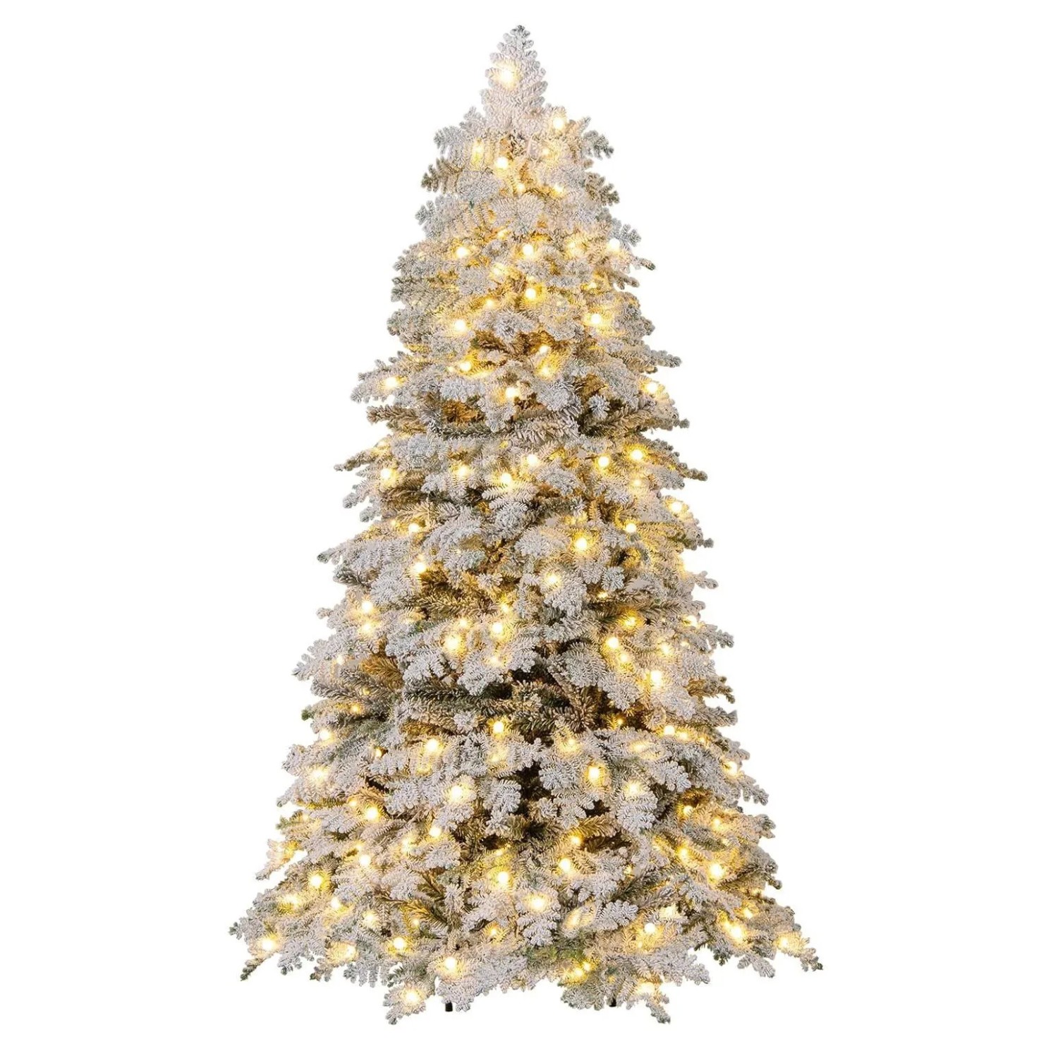 Costway Weihnachtsbaum mit 130 Funkelnden Kugeln Led-Lichtern 180 cm