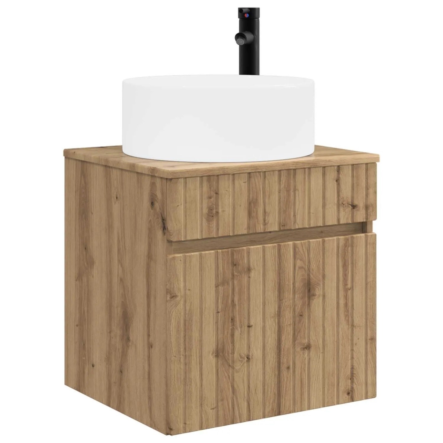 vidaXL Wandmontierte Waschbecken-Vanität Artisan-Eiche 890631