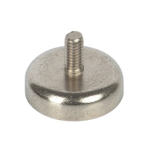 Fix-o-moll Topfmagnet Neodym, 20mm Durchmesser, mit Gewindebolzen.