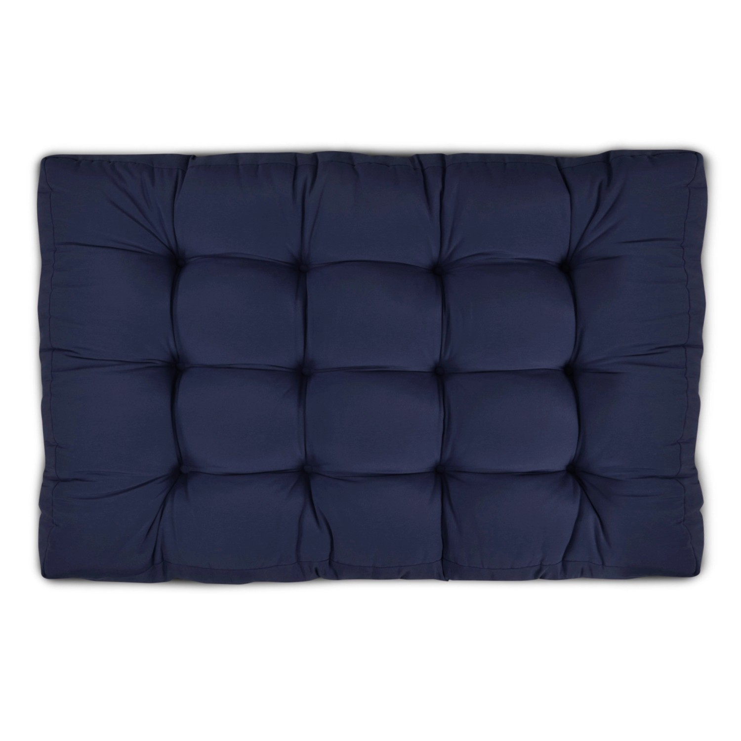 Beautissu Palettenkissen ECO Style, 120x80, dunkelblau, Sitzkissen für Europaletten, Indoor & Outdoor