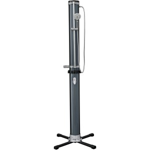 Bestway Solarflow Gartendusche, 35 l Tank, mit verstellbarem Duschkopf und Temperaturregler.