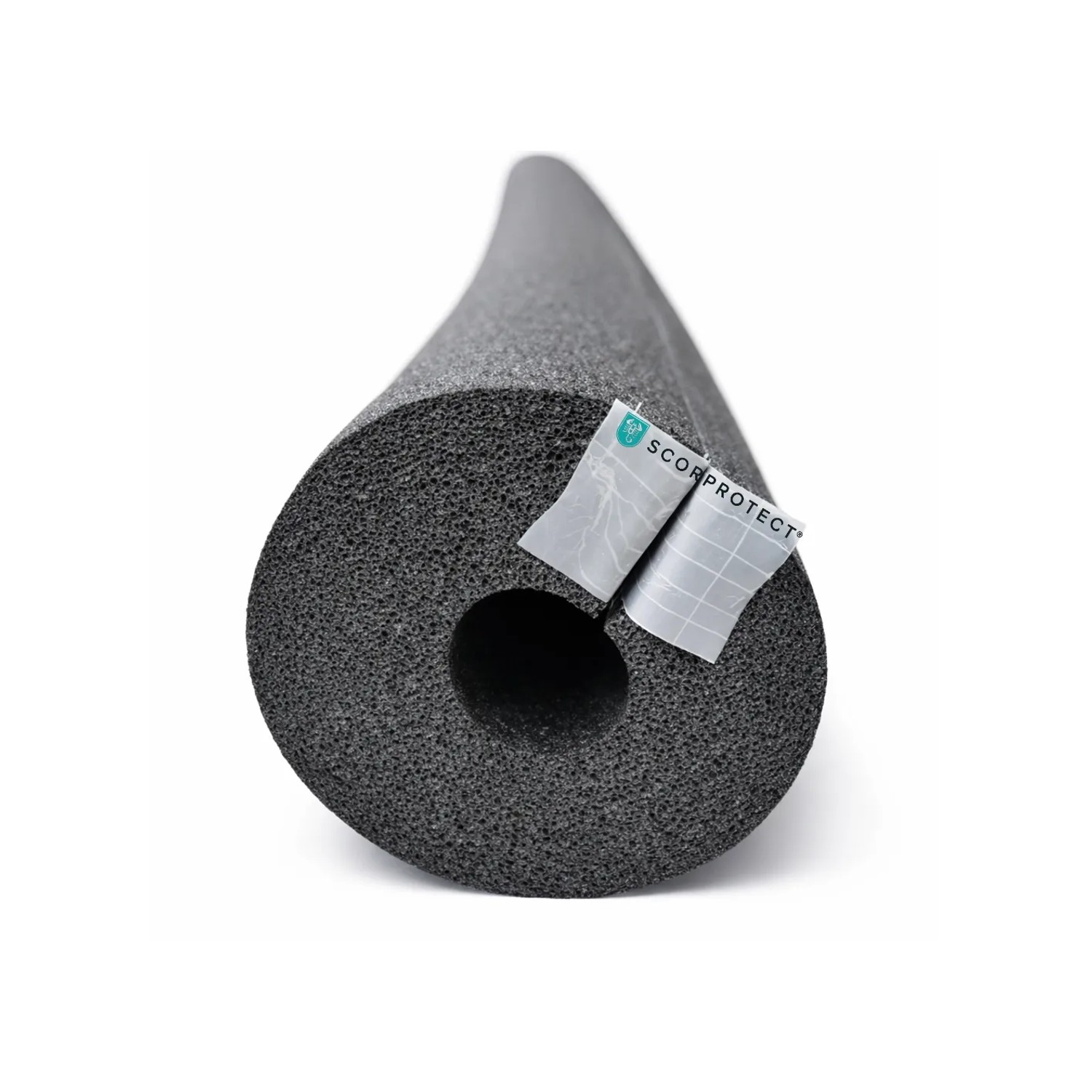 Scorprotect Selbstklebende Kautschuk Rohrisolierung 2 M Stange GRAU 18 MM X 10 MM