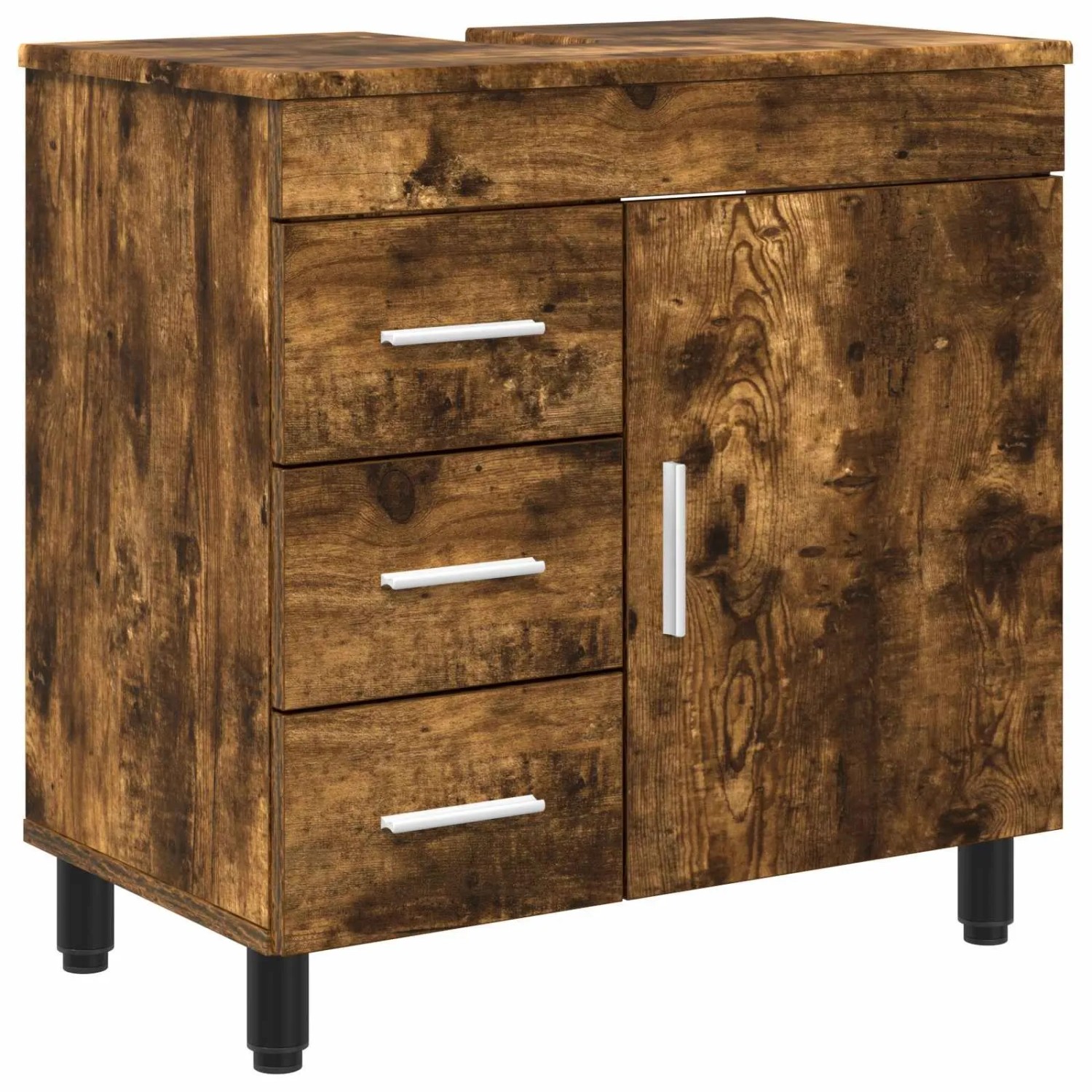vidaXL Waschtisch Räuchereiche 60 x 35 x 60 cm Holzwerkstoff 889380