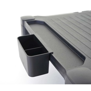 Proregal Monitorerhöhung HxBxT 13,5x43,5x33,5 cm Kunststoff Monitorständer Schreibtischaufsatz Bildschirmerhöhung