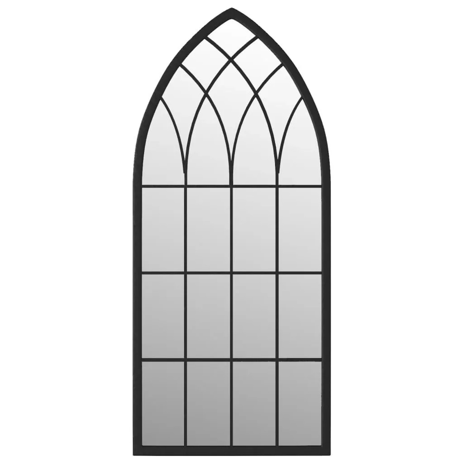 vidaXL Spiegel Schwarz 100x45 cm Eisen für den Innenbereich 3093512