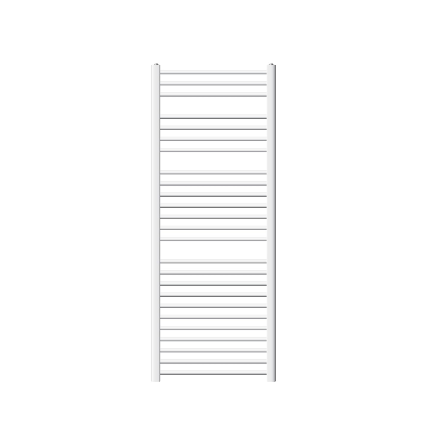 LuxeBath Badheizkörper 600x1500 mm Weiß Gebogen mit Seitenanschluss günstig online kaufen
