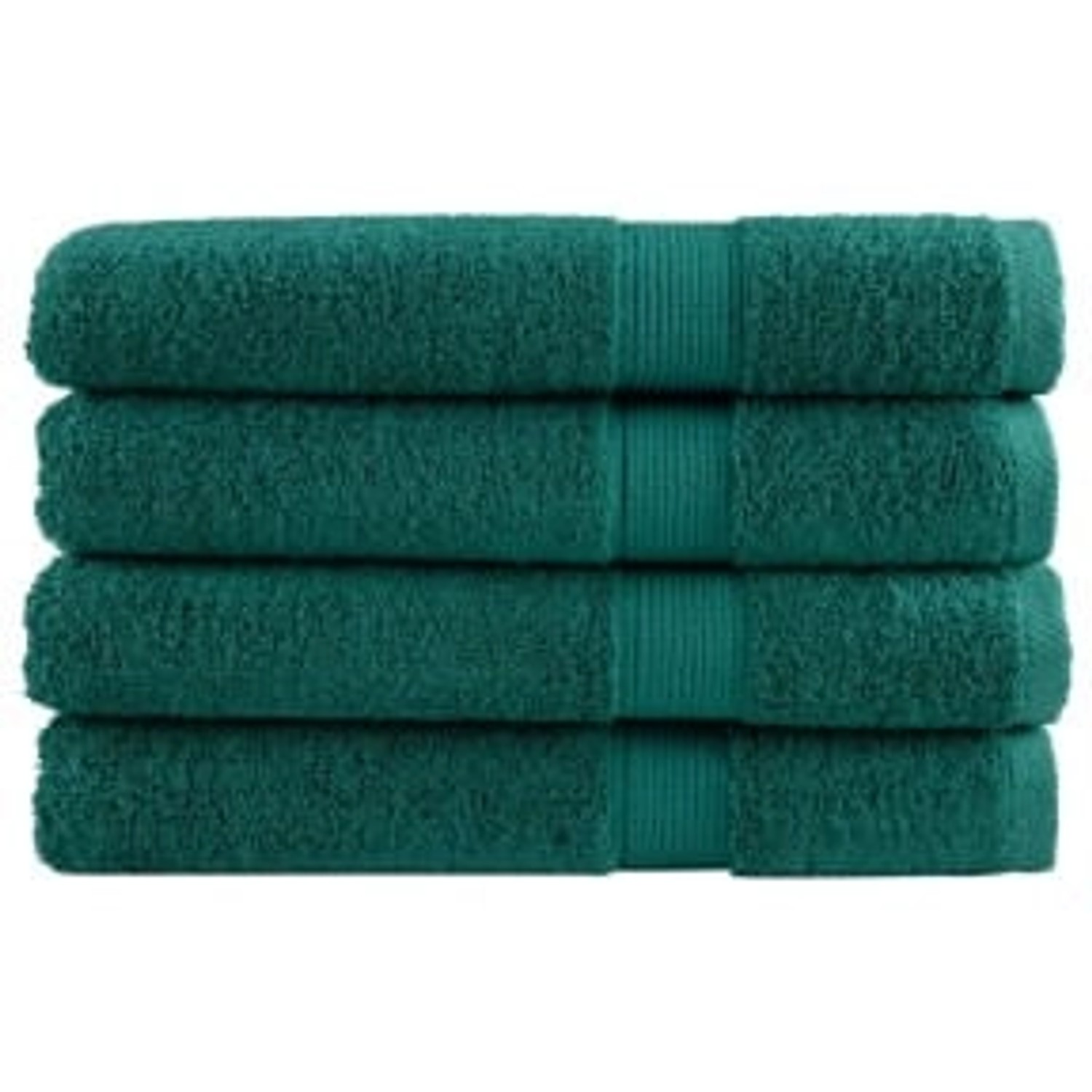 vidaXL Premium-Handtücher 4 Stk Grün 100x200cm 600 g/m2 100% Baumwolle günstig online kaufen