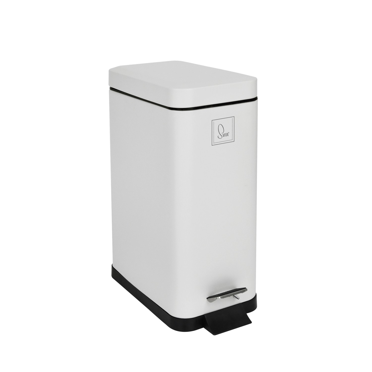 Svita STM10 Mülleimer Treteimer 10L Mit Inneneimer Softclose-Deckel Weiß günstig online kaufen