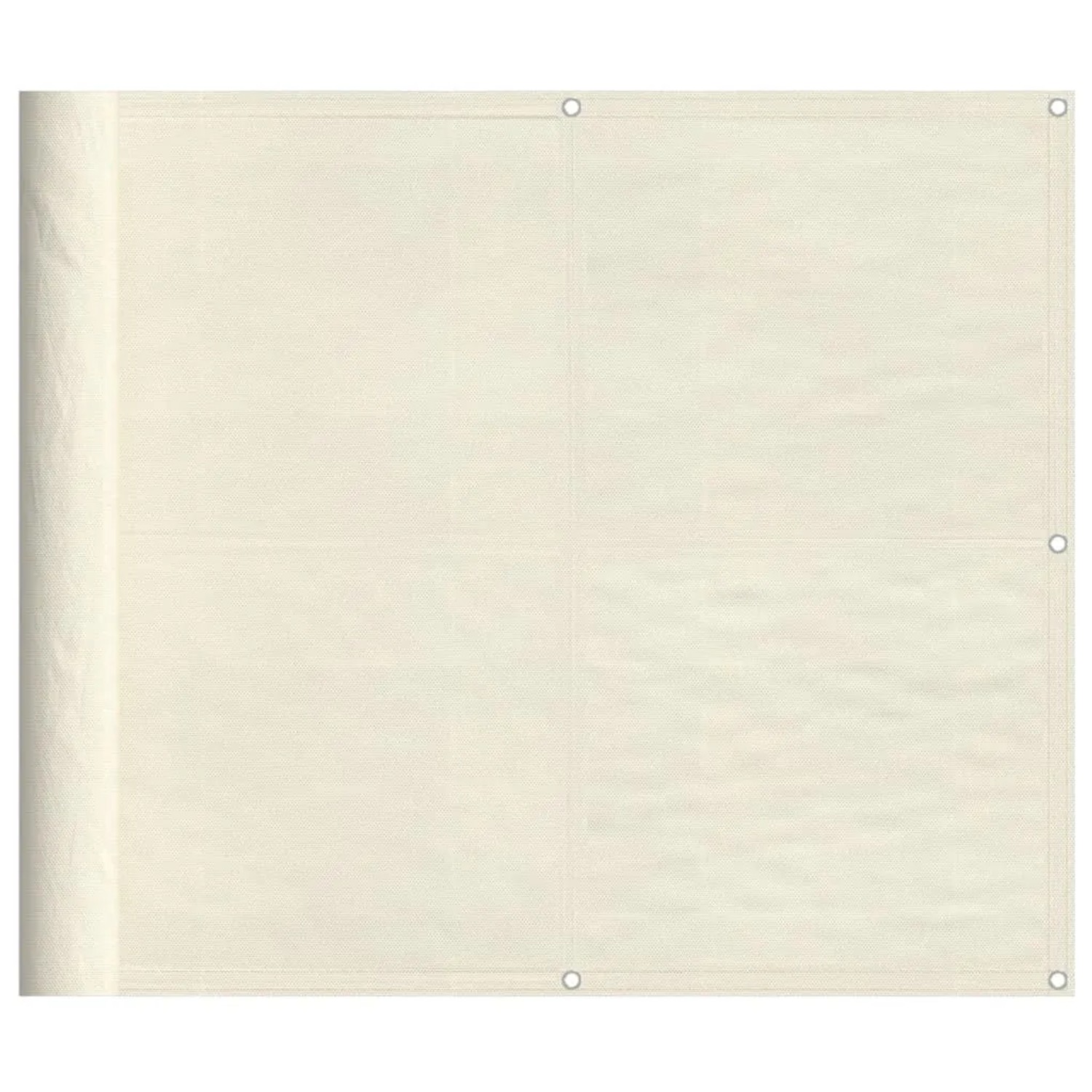 vidaXL Balkon-Sichtschutz Creme 90x700 cm 100 % Polyester-Oxford 4000200 günstig online kaufen