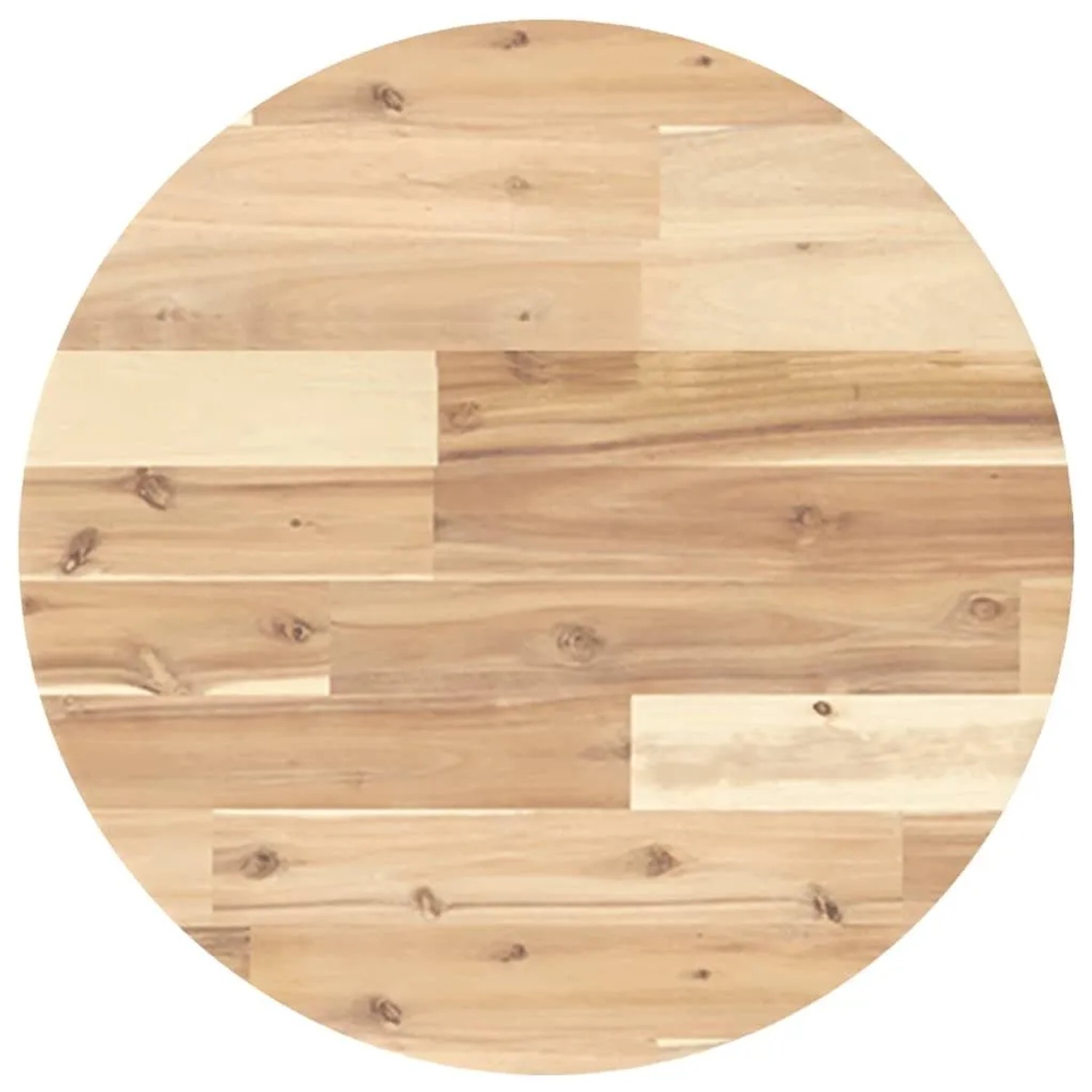 vidaXL Tischplatte Rund Ø50x4 cm Massivholz Akazie 4008689