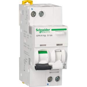 Schneider Electric FI/LS-Schalter, 2-polig, Typ A, 16A für Leitungsschutz & Fehlerstromschutz.