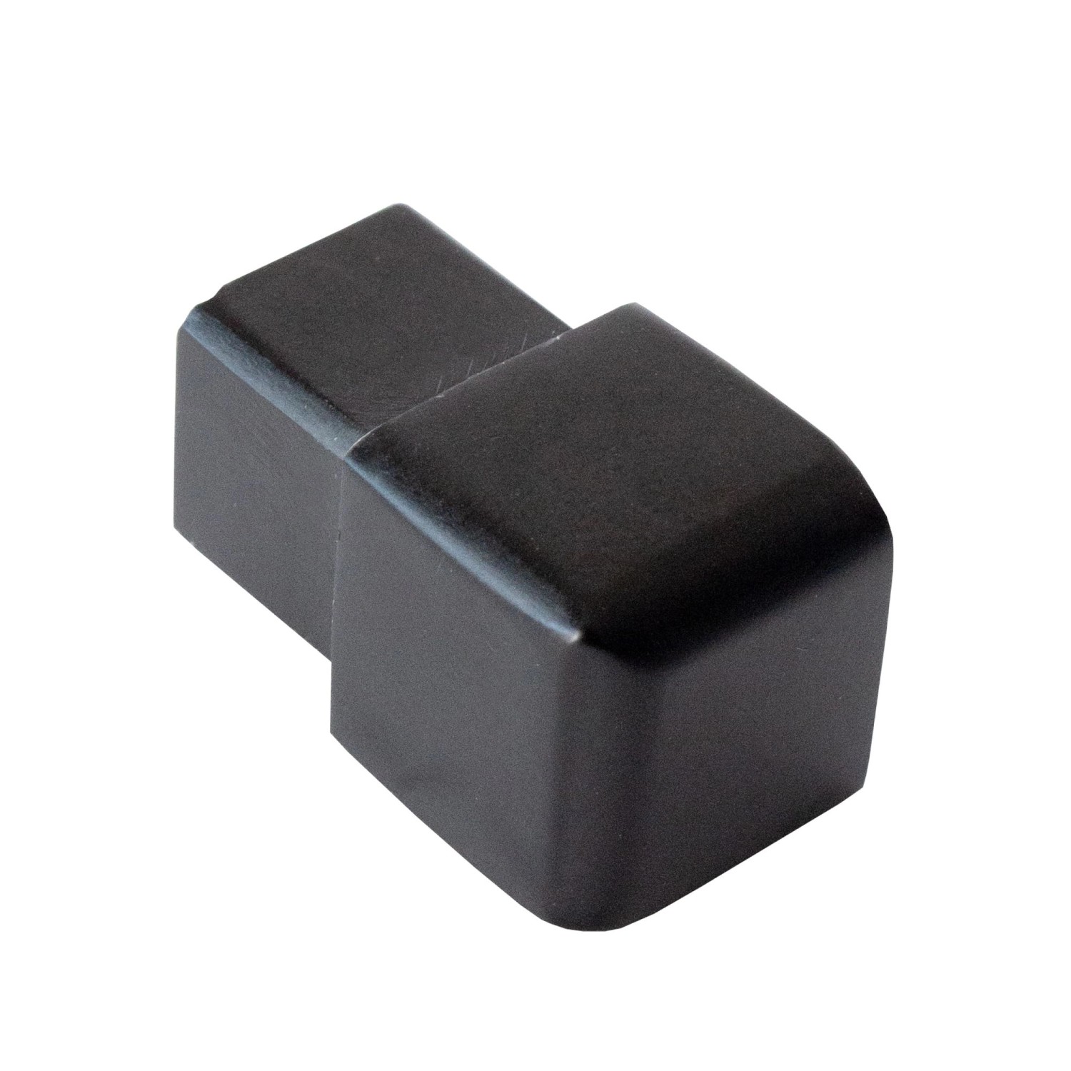 Dalsys Endstück Quadratprofil 12,5mm Alu Eloxiert Schwarz Eckstücke günstig online kaufen