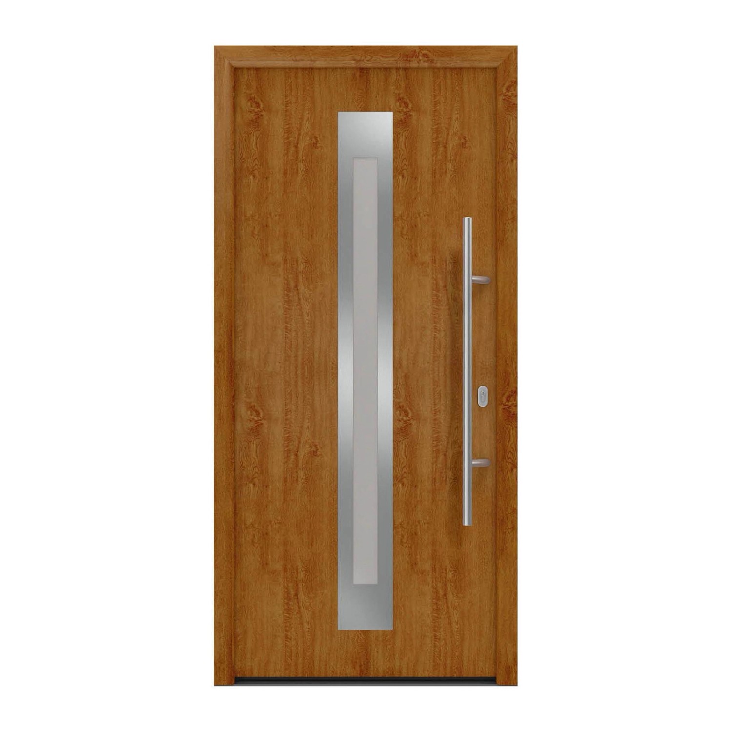 EcoStar Haustür Isopro IP 770S Golden Oak 110 cm x 210 cm DIN R günstig online kaufen