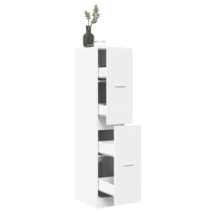 vidaXL Apothekerschrank Weiß 30 x 41 x 144,5 cm Holzwerkstoff 855169
