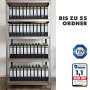 KARAT Schwerlastregal Lakota 2er Set Traglast bis 875 kg Verzinkt 200 x 120 x 60 cm_4