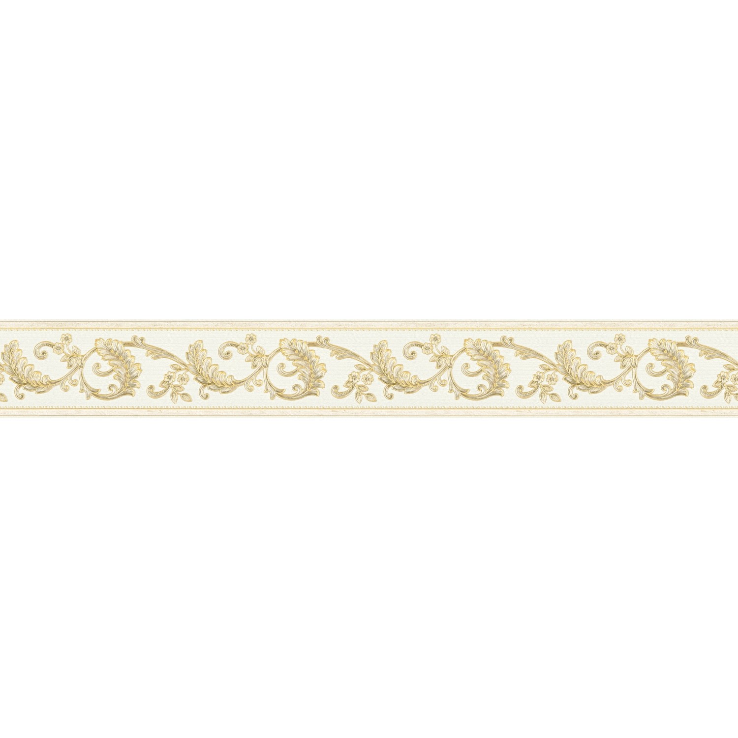 A.S. Création Borte selbstklebend Barock 5 m x 8 cm Gold-Weiß günstig online kaufen