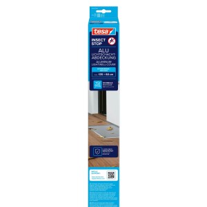 tesa® Insect Stop Lichtschachtabdeckung aus Aluminium, feinmaschiges Fliegengitter für Kellerschächte.