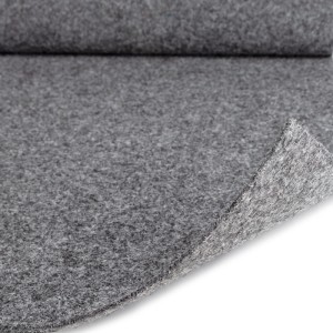 Graues Primaflor Nadelfilz Turbo Musterstück, Teppichboden Meterware.