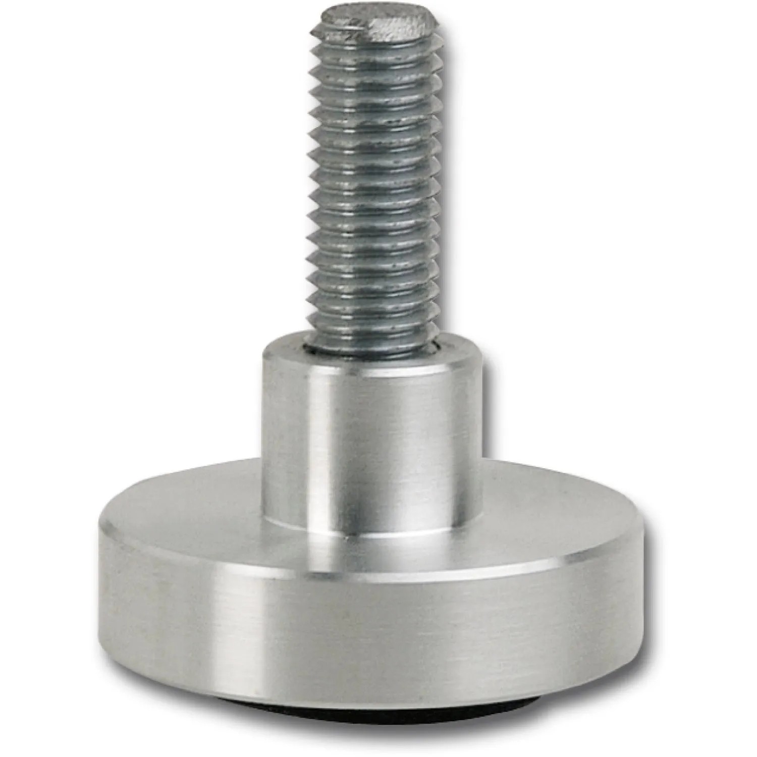 Simausrom Höhenverstellschraube Ø 60 mm M10x25 mm Aluminium Poliert Stahl
