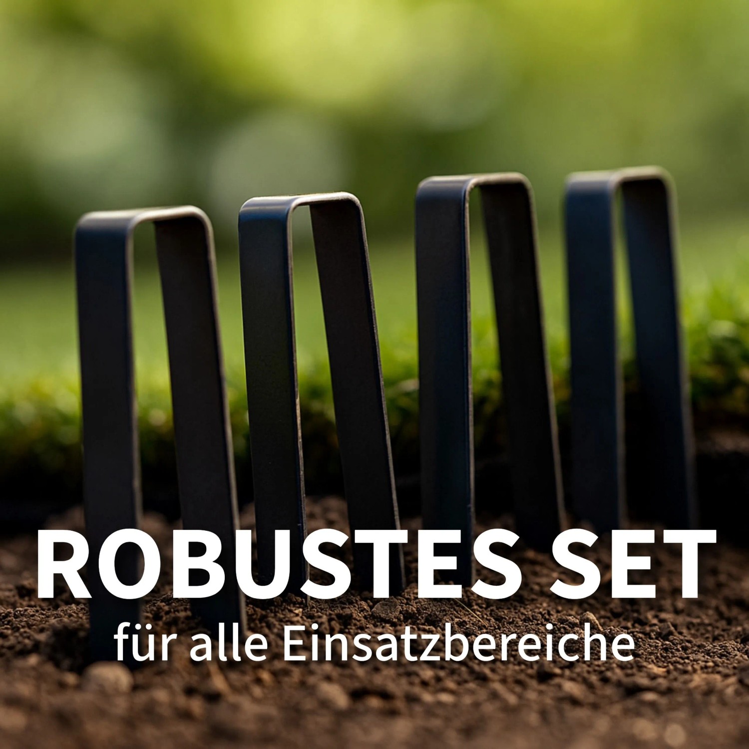 Intergarden Bodenanker für Rosenbogen 4 Stück Erdspieß Bodenspieß Befestigung Rankhilfe_5