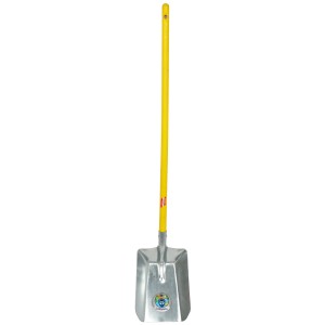 Sonneck Kinder-Universalschaufel mit gelbem Stiel (80 cm) aus Metall.