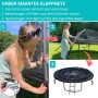 Zero Gravity Trampolin: Smartes Klappnetz in 3 Schritten abgebaut.